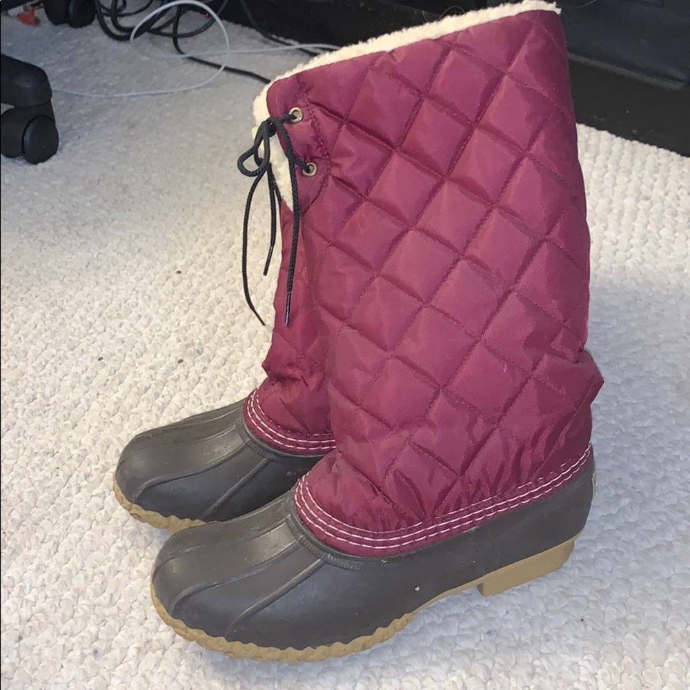 L.L. Bean Boots Quilted Winter